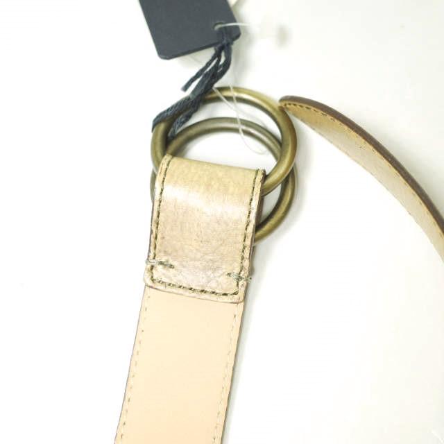 新品 Anderson's アンダーソンズ イタリア製 エイジング加工 レザーリングベルト A/2719 85 ベージュ g12508 |  | 03