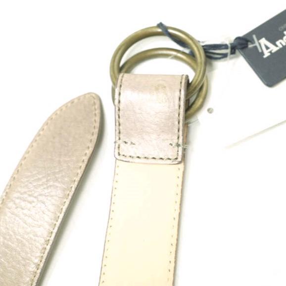 新品 Anderson's アンダーソンズ イタリア製 エイジング加工 レザーリングベルト A/2719 85 ダークベージュ g12509 |  | 03