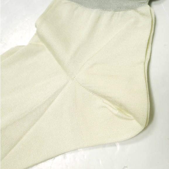 新品 babaco ババコ 日本製 fine silk frill socks ファインシルクフリルソックス 16S02-006 IVORY バイカラー 靴下 レディース g12513 |  | 05
