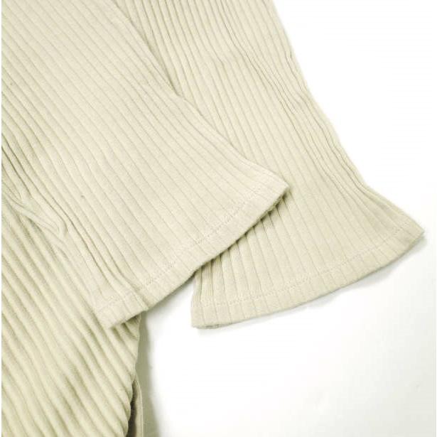 新品 BASERANGE ベースレンジ ポルトガル製 LHASA KAFTAN オーガニックコットン リブマキシワンピース XS KHAKI ドレス ロング g12531 |  | 06