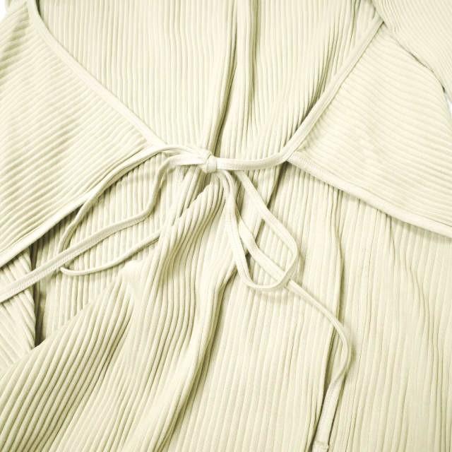 新品 BASERANGE ベースレンジ ポルトガル製 LHASA KAFTAN オーガニックコットン リブマキシワンピース XS KHAKI ドレス ロング g12531 |  | 07