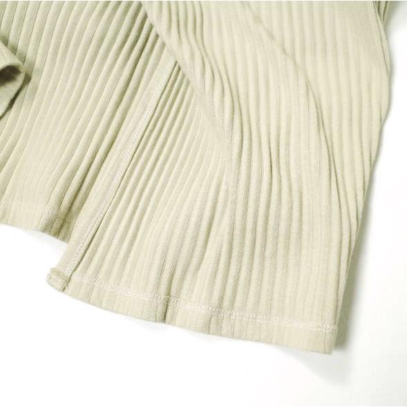 新品 BASERANGE ベースレンジ ポルトガル製 LHASA KAFTAN オーガニックコットン リブマキシワンピース XS KHAKI ドレス ロング g12531 |  | 08