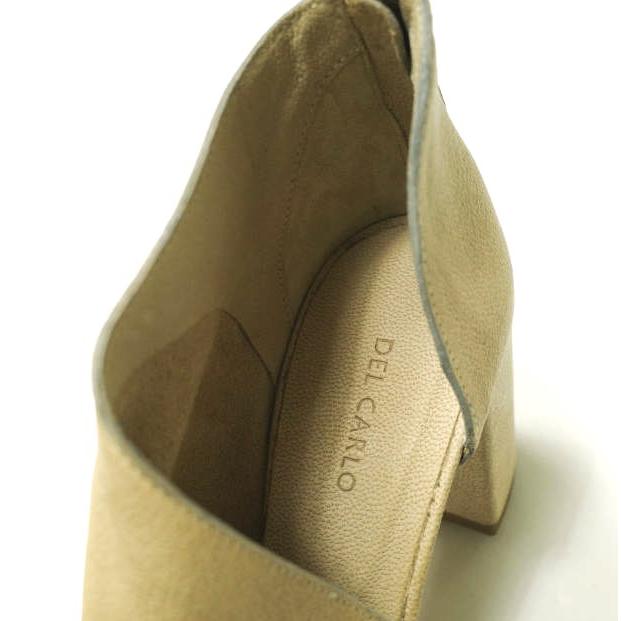 新品 DEL CARLO デルカルロ イタリア製 SUMI オープントゥヒールサンダル SRJ04-10510 34(21cm) BEIGE 定価71,500円 バックジップ g12564 |  | 05