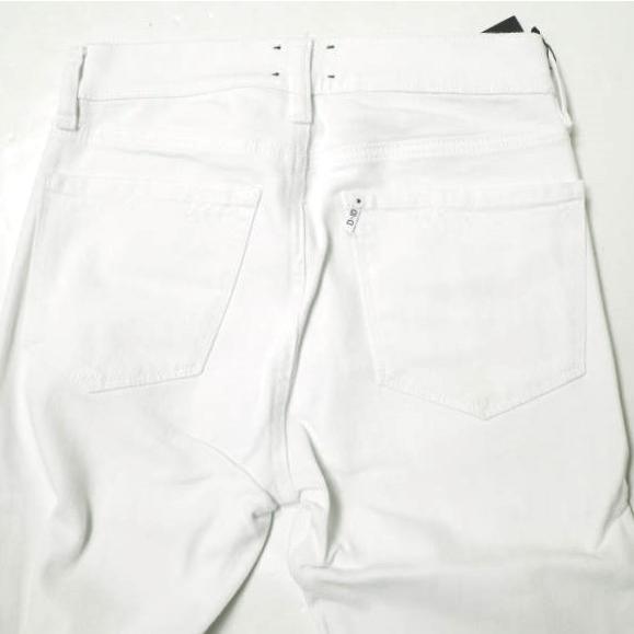 新品 D-ID ディーアイディー FLORENCE ANKLE SKINNY ISKO S03 ダメージ加工スキニーデニムパンツ 134627 23 WHITE 定価21,780円 ROSE BUD |  | 07