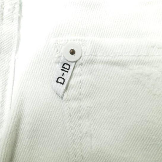 新品 D-ID ディーアイディー FLORENCE ANKLE SKINNY ISKO S03 ダメージ加工スキニーデニムパンツ 134627 23 WHITE 定価21,780円 ROSE BUD |  | 08