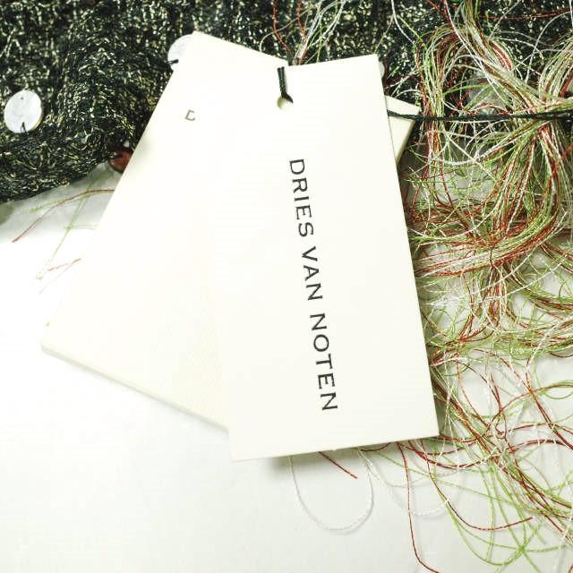 新品 DRIES VAN NOTEN ドリスヴァンノッテン FELLA W.W.SCALF ビジューフリンジストール 142-11308-604 BLACK g12573 |  | 02