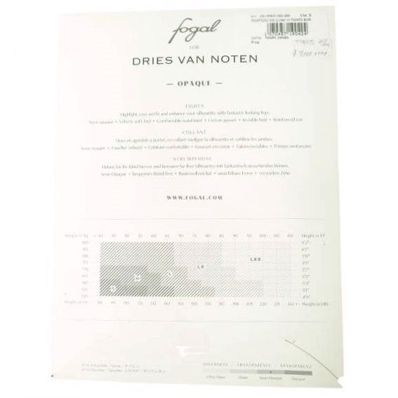 新品 DRIES VAN NOTEN ドリスヴァンノッテン イタリア製 212-001 fogal TIGHTS ボルドー タイツ 靴下 ソックス レディース g12579 |  | 01