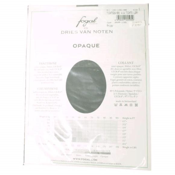 新品 DRIES VAN NOTEN ドリスヴァンノッテン イタリア製 TIGHTS26/001 fogal TIGHTS GRAY OPAQUE タイツ 靴下 ソックス レディース g12581 |  | 01