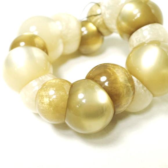 新品 Florian フローリアン ランダムストーンブレスレット BK01M ゴールド 定価34,100円 アクセサリー g12591 |  | 03