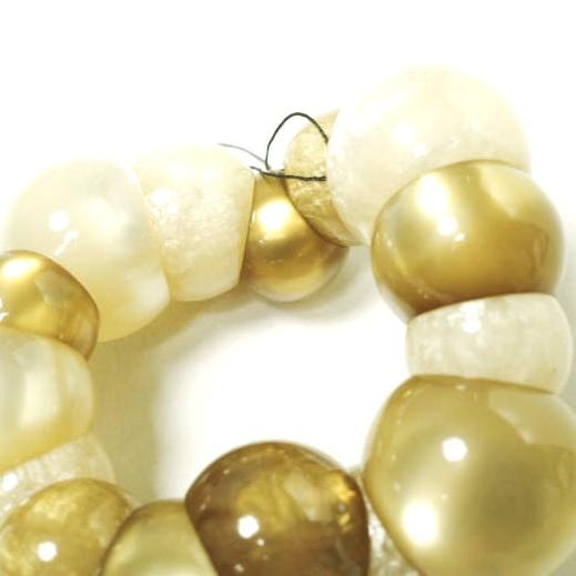 新品 Florian フローリアン ランダムストーンブレスレット BK01M ゴールド 定価34,100円 アクセサリー g12591 |  | 04