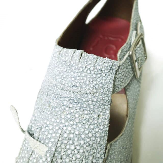 新品 GRENSON グレンソン ETHEL キルトタッセルストラップレザーシューズ 210427 UK5D(24cm) BLUE STINGRAY 定価47,300円 革靴 サンダル |  | 05