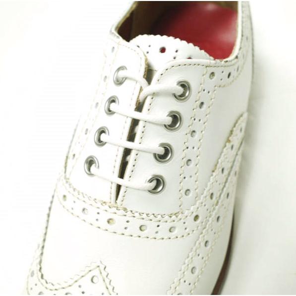 レディースゴフルシューズ グレンソン 未使用品 新品 GRENSON グレンソン ROSE ウイングチップフルブローグシューズ