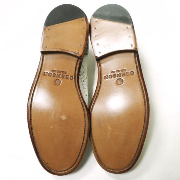 た*や様 【新品未使用】グレンソン　セミブローグ　定価149,600円　英国製 グレンソン OXFORD【オックスフォード】セミブローグ 22352 サイズ7.5F