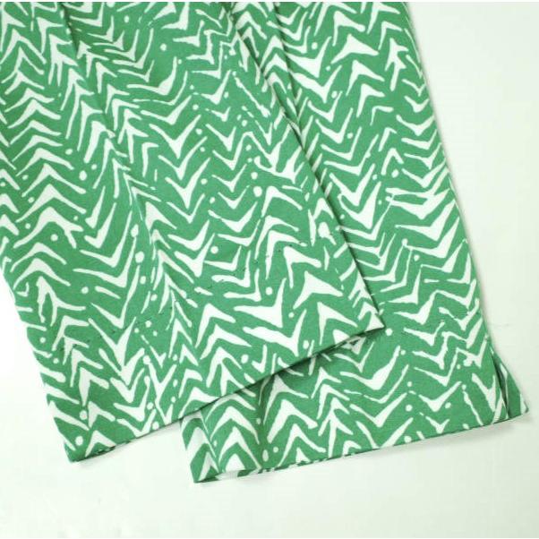 新品 INCOTEX インコテックス HIGH COMFORT コットンストレッチ プリントサブリナパンツ J73005 40 Green トラウザーズ 定価33,000円 |  | 06