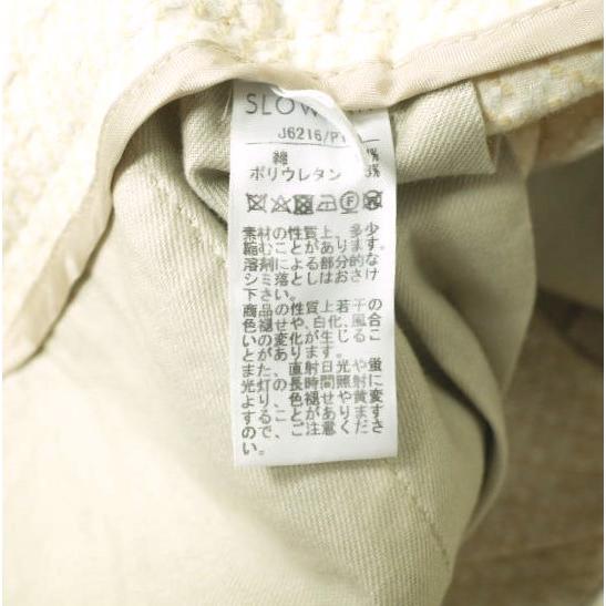 新品 INCOTEX インコテックス 日本製 HIGH COMFORT コットンストレッチ ワッフルチェックサブリナパンツ J77005 36 Beige 定価30,800円 |  | 08