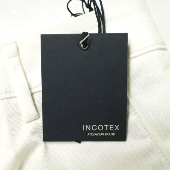 新品 INCOTEX インコテックス 日本製 HIGH COMFORT コットンストレッチ ピケショーツ J70399 40 OFF WHITE ショートパンツ 定価29,700円 |  | 02