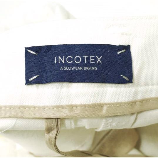 新品 INCOTEX インコテックス 日本製 HIGH COMFORT コットンストレッチ ピケショーツ J70399 40 OFF WHITE ショートパンツ 定価29,700円 |  | 03