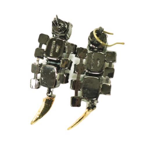 新品 IOSSELLIANI イオッセリアーニ カラーストーン ピアス 両耳用 0953 BLACK 定価29,700円 アクセサリー g12615 |  | 01