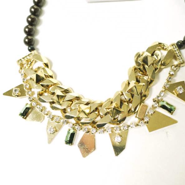 新品 IOSSELLIANI イオッセリアーニ 2連ネックレス C011E GOLD 定価50,600円 アクセサリー g12617 |  | 03