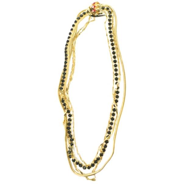 新品 IOSSELLIANI イオッセリアーニ 4連ネックレス CO33 GOLD 定価52,800円 アクセサリー g12620 | 