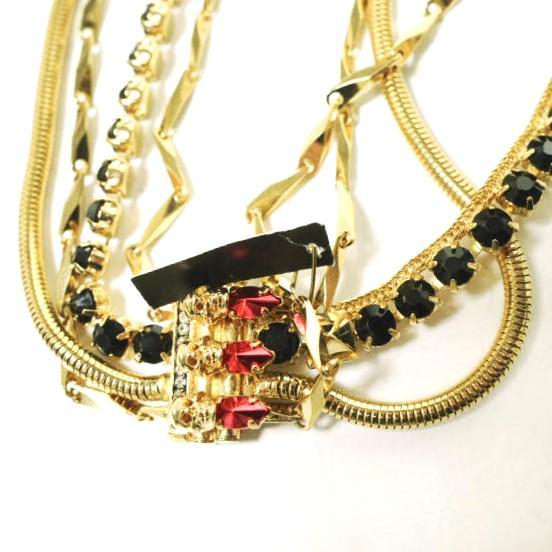 新品 IOSSELLIANI イオッセリアーニ 4連ネックレス CO33 GOLD 定価52,800円 アクセサリー g12620 |  | 02