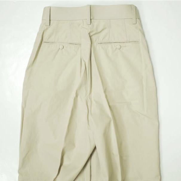 新品 JANE SMITH ジェーンスミス 20SS 日本製 SIDELINE THREE TUCK PANTS サイドライン3タックパンツ 20SPT-#216L 34 BEIGE g12621 |  | 07