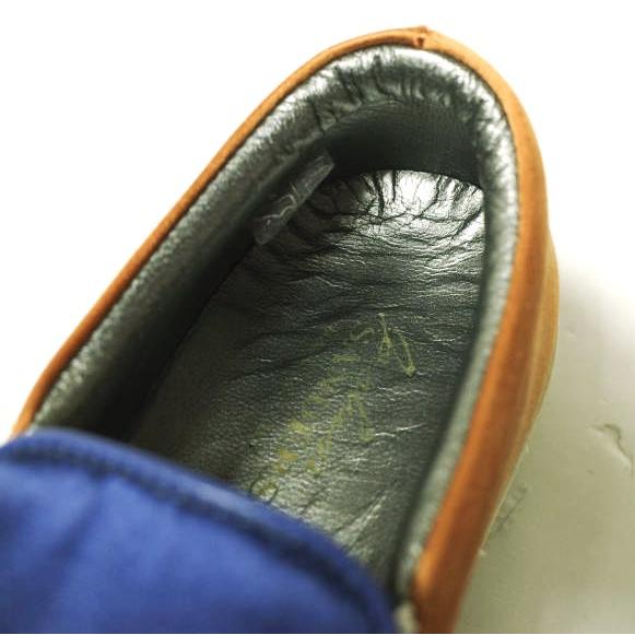 新品 Joshua Sanders ジョシュアサンダース SATIN SLIP-ON バイカラーサテンスリッポン 10018 37(23.5-24cm) BLUE/ORANGE スニーカー |  | 05