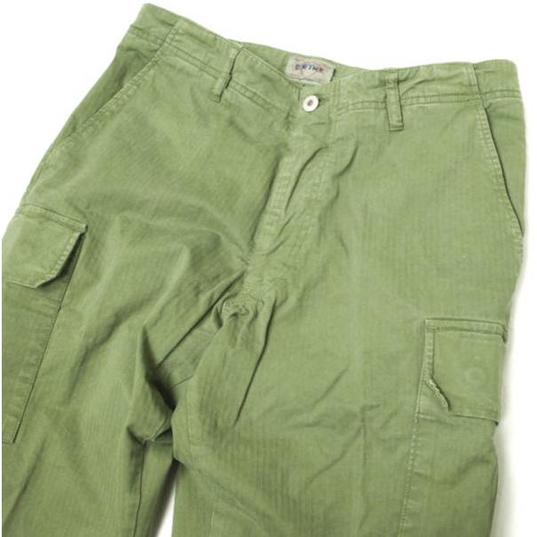 新品 J.W.BRINE ジェイダブリューブライン イタリア製 VALE コットンヘリンボーンカーゴパンツ 14582 29 OLIVE 定価29,700円 g12642 |  | 04