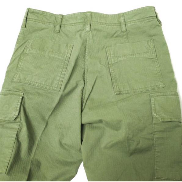 新品 J.W.BRINE ジェイダブリューブライン イタリア製 VALE コットンヘリンボーンカーゴパンツ 14582 29 OLIVE 定価29,700円 g12642 |  | 06