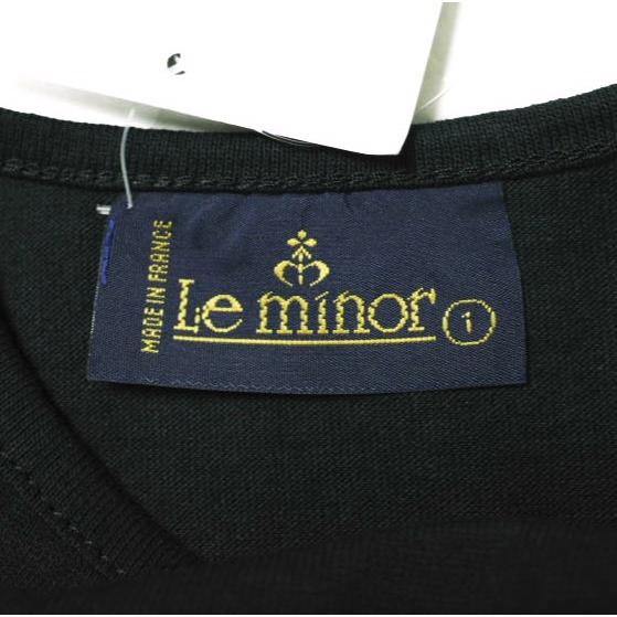 新品 Le Minor ルミノア フランス製 DEBARDEUR タンクトップ LM20G966NOR 1 BLACK Tシャツ トップス g12666 |  | 03
