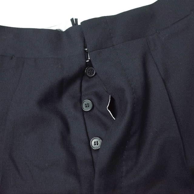 新品 MAISON MARGIELA メゾンマルジェラ 19AW 白タグ Wool Twill Trousers 1タックトラウザーズ S29KA0302 S52159 38 NAVY パンツ g12672 |  | 04