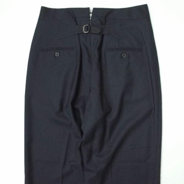 新品 MAISON MARGIELA メゾンマルジェラ 19AW 白タグ Wool Twill Trousers 1タックトラウザーズ S29KA0302 S52159 38 NAVY パンツ g12672 |  | 05