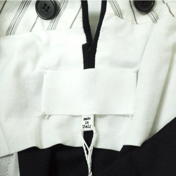 新品 MAISON MARGIELA メゾンマルジェラ 19AW 白タグ Wool Twill Trousers 1タックトラウザーズ S29KA0302 S52159 38 NAVY パンツ g12672 |  | 07