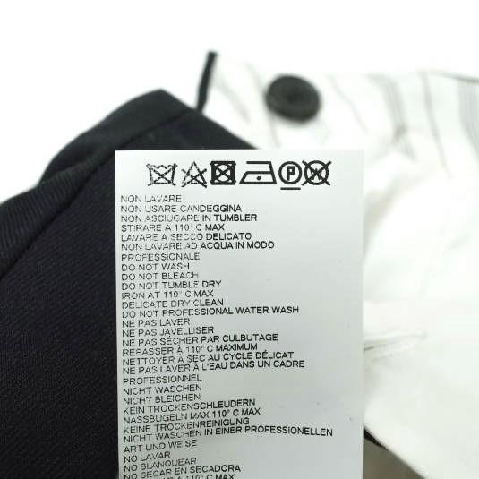 新品 MAISON MARGIELA メゾンマルジェラ 19AW 白タグ Wool Twill Trousers 1タックトラウザーズ S29KA0302 S52159 38 NAVY パンツ g12672 |  | 08