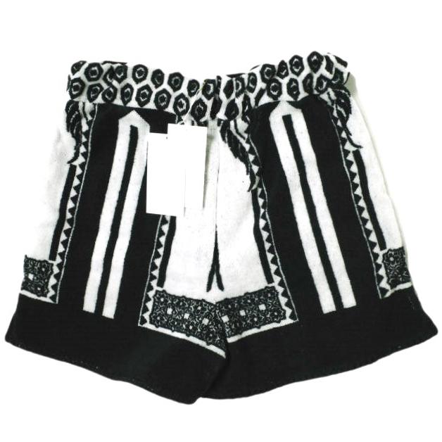 新品 Mame Kurogouchi マメクロゴウチ ジャガード パイルショーツ MM17SS-PT082 1 BLACK/WHITE イージー ショートパンツ g12673 |  | 01