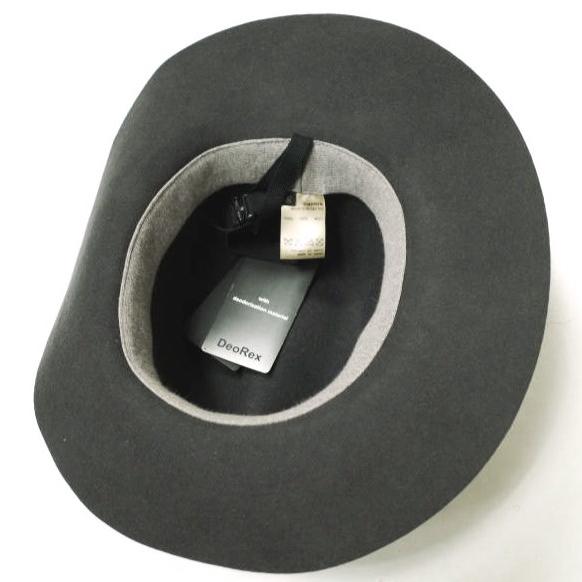 新品 maniera マニエラ 日本製 FOLDABLE FELT SOFT HAT フォールダブル フェルトハット MEA-311 S CHARCOAL GRAY DeoRex 中折れ 帽子 |  | 06