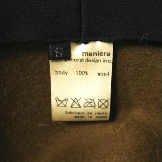 新品 maniera マニエラ Shaggy Ribbon Hat ウールフェルト ロングブリム シャギーリボンハット MEL-16301 S CAMEL DeoRex 中折れ g12678 |  | 08