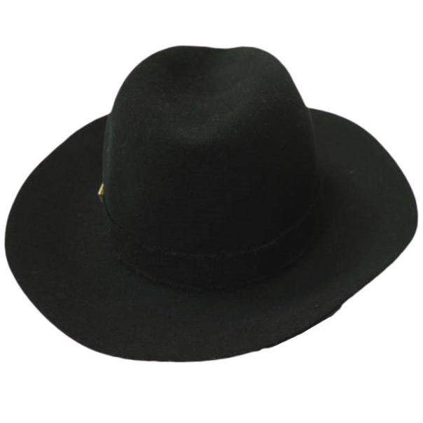 新品 maniera マニエラ Shaggy Ribbon Hat ウールフェルト ロングブリム シャギーリボンハット MEL-16301 S BLACK DeoRex 中折れ g12679 |  | 01