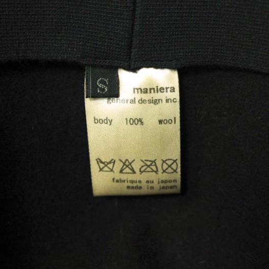 新品 maniera マニエラ Shaggy Ribbon Hat ウールフェルト ロングブリム シャギーリボンハット MEL-16301 S BLACK DeoRex 中折れ g12679 |  | 08