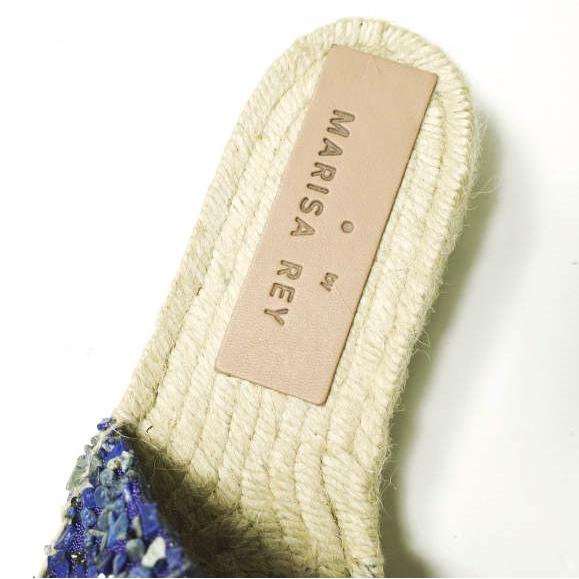 新品 MARISA REY マリサレイ スペイン製 TAMARU ビジューエスパドリーユサンダル 36(23cm) NAVY フラット シューズ g12683 |  | 05