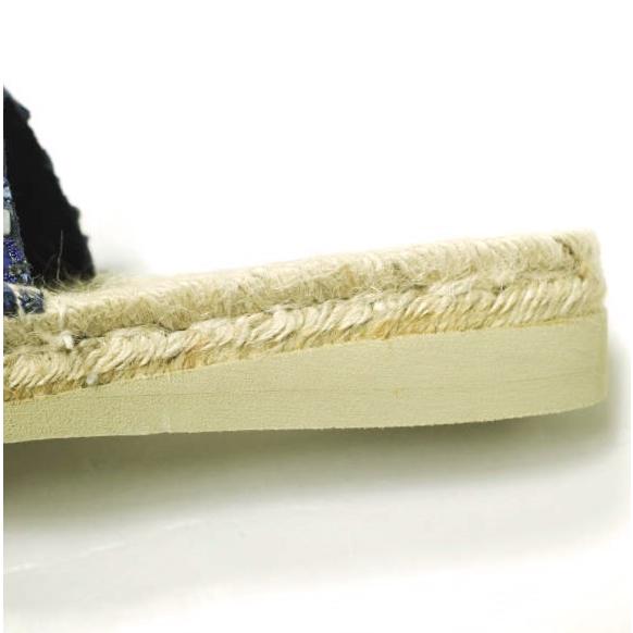 新品 MARISA REY マリサレイ スペイン製 TAMARU ビジューエスパドリーユサンダル 36(23cm) NAVY フラット シューズ g12683 |  | 06