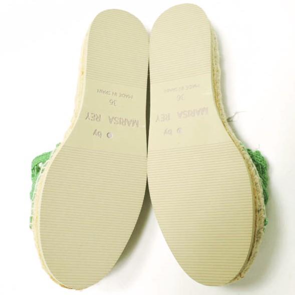 新品 MARISA REY マリサレイ スペイン製 LLAFRANC エスパドリーユフラットサンダル 36(23cm) Green シューズ g12684 |  | 07