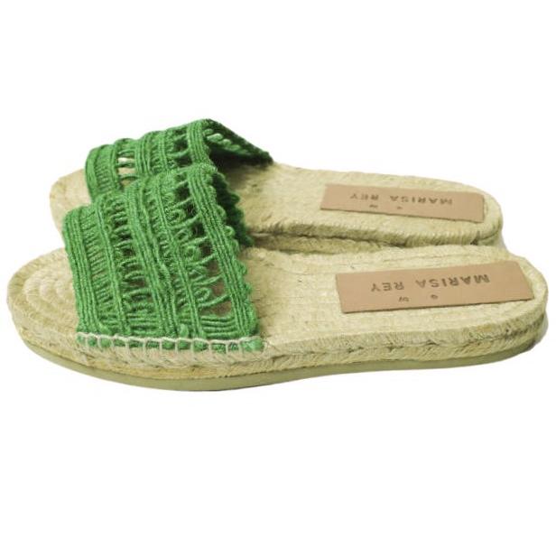 新品 MARISA REY マリサレイ スペイン製 LLAFRANC エスパドリーユフラットサンダル 36(23cm) Green シューズ g12685 |  | 01