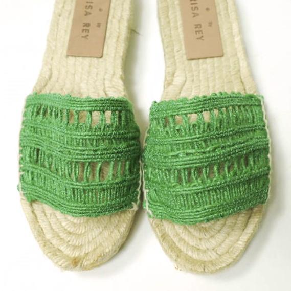 新品 MARISA REY マリサレイ スペイン製 LLAFRANC エスパドリーユフラットサンダル 36(23cm) Green シューズ g12685 |  | 04