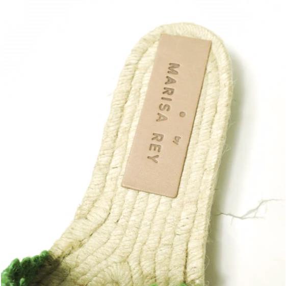 新品 MARISA REY マリサレイ スペイン製 LLAFRANC エスパドリーユフラットサンダル 37(24cm) Green シューズ g12689 |  | 05