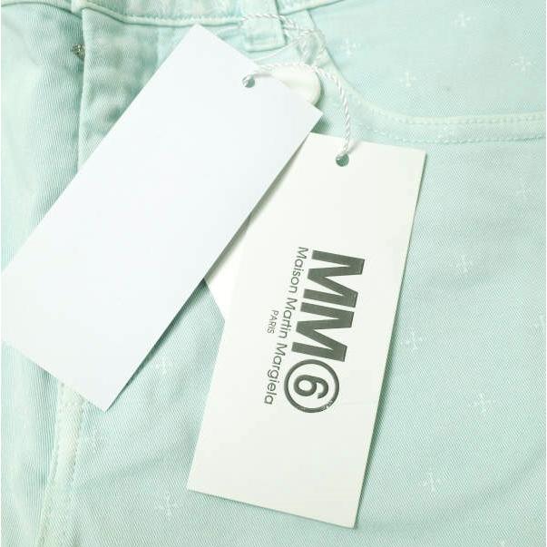 新品 MM6 メゾンマルジェラ イタリア製 クロスプリント 5Pスキニーパンツ S32LA0086 S43460 40 Light Blue Maison Margiela g12692 |  | 02