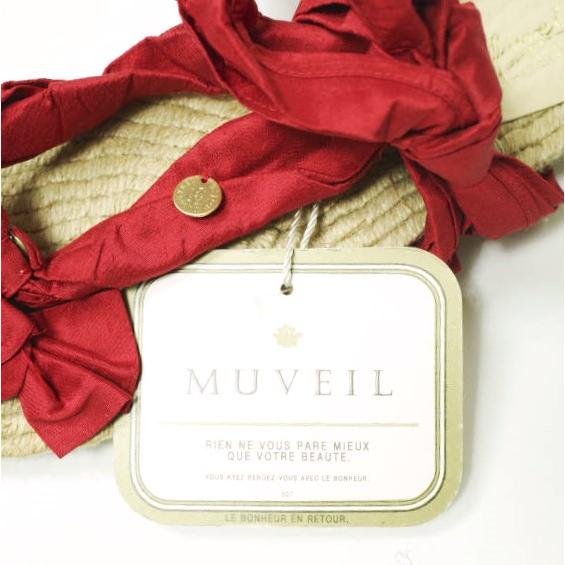 新品 MUVEIL ミュベール Cervera エスパドリーユリボンサンダル MA11 ESH002 EURサイズ：37(23.5cm) RED 定価26,250円 シューズ g12695 |  | 05