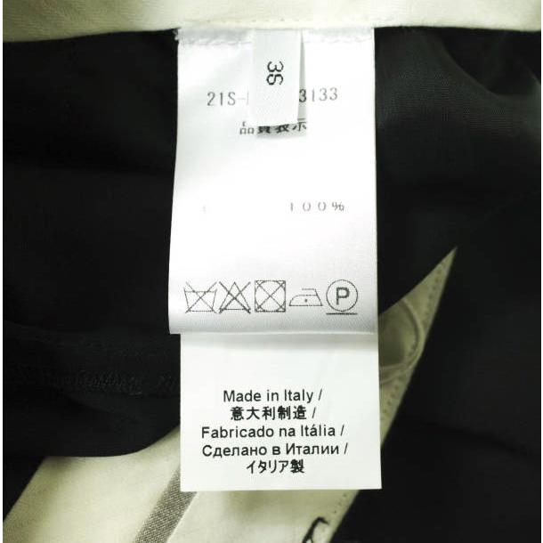 新品 N°21 ヌメロヴェントゥーノ 21SS サマーウールノープリーツスラックス 21S-B071-3133 36 BLACK パンツ 定価60500円 g12698 |  | 08