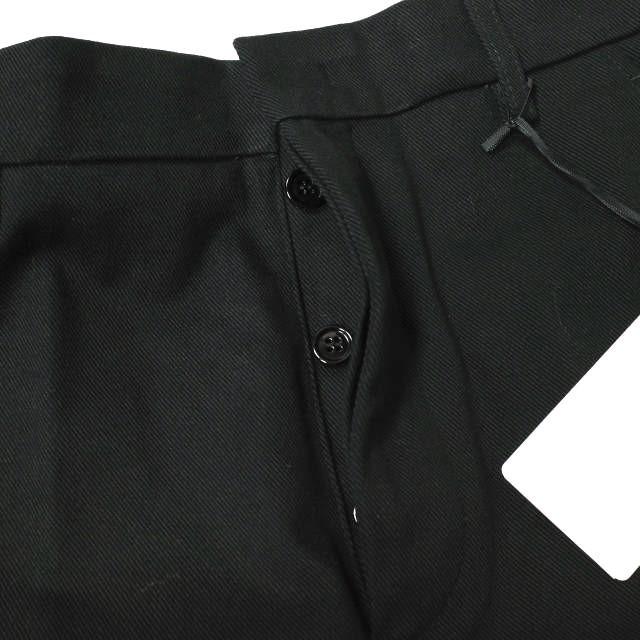 新品 N°21 ヌメロヴェントゥーノ 21SS イタリア製 コットンギャバジン サルエルパンツ 21SW-B011-0014 36 BLACK 定価63,800円 スラックス |  | 05