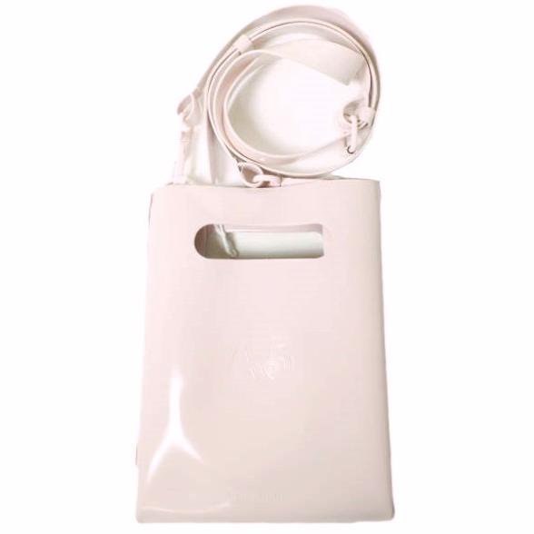 新品 nana-nana ナナナナ A5 PVC ポリ塩化ビニールミニショルダーバッグ NA-032 PINK 2WAY カバン g12703 | 